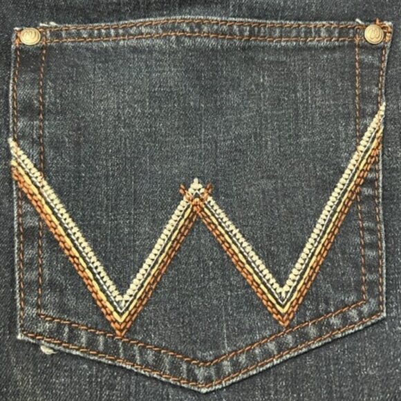 Wrangler Retro Mae Trouser Jeans Mid Rise in Quinn Wide Leg 09MWWNQ - Picture 5 of 9